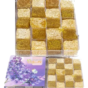 مسقطی لاری بسته آلبومی نارگیلی و پودر پسته