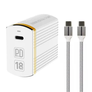 شارژر دیواری الدینیو مدل LDNIO A2502Q به همراه کابل microUsb