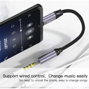 مبدل AUX تایپ سی یسیدو مدل YAU19