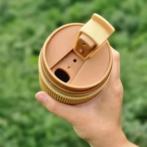 تراول ماگ دور سیلیکونی ظرفیت 450 میلی‌لیتر