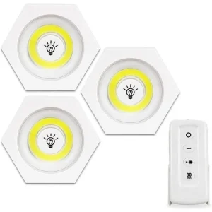 چراغ زیرکابینتی بی‌سیم اضطراری سه عددی ریموت‌دار