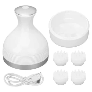 ماساژور اسکالپ شارژی ۴ حالته