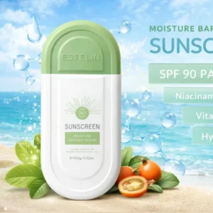 کرم ضد آفتاب بی‌رنگ صورت استیلن SPF 90 مدل Moisture